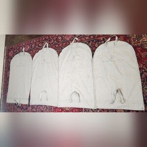 BRUNELLO CUCINELLI Sartoria Solomei Garment Bag SET of 4 Zip Up Italy 4 Bags